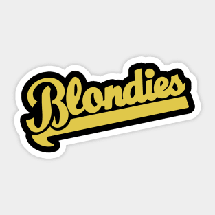 Blondies Detroit Sticker